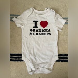I love grandma and grandpa onesie